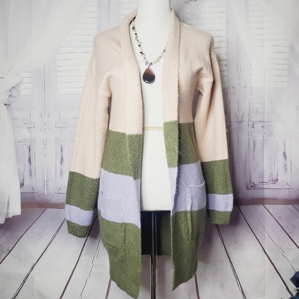 GOLD RAY SIZE S MULTICOLOR CARDIGAN FALL SWEATER NWT - Picture 2 of 10